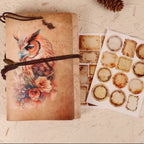 Vintage Style Journal Set - Watch Owl