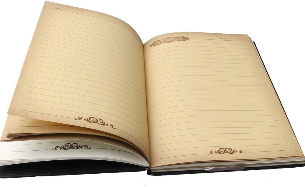 3D Embossed Antique Style Notebook - Elephant