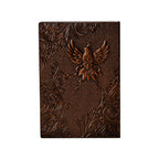 3D Embossed Antique Style Notebook - Phoenix