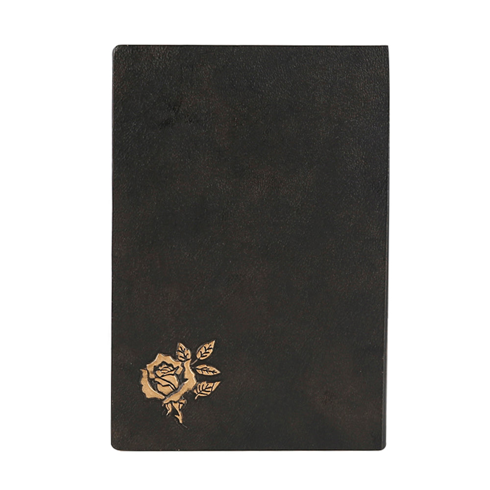 3D Embossed Antique Style Notebook - Skull