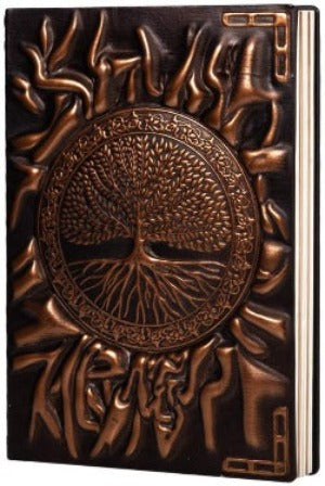 3D Embossed Antique Style Notebook - Tree of Life