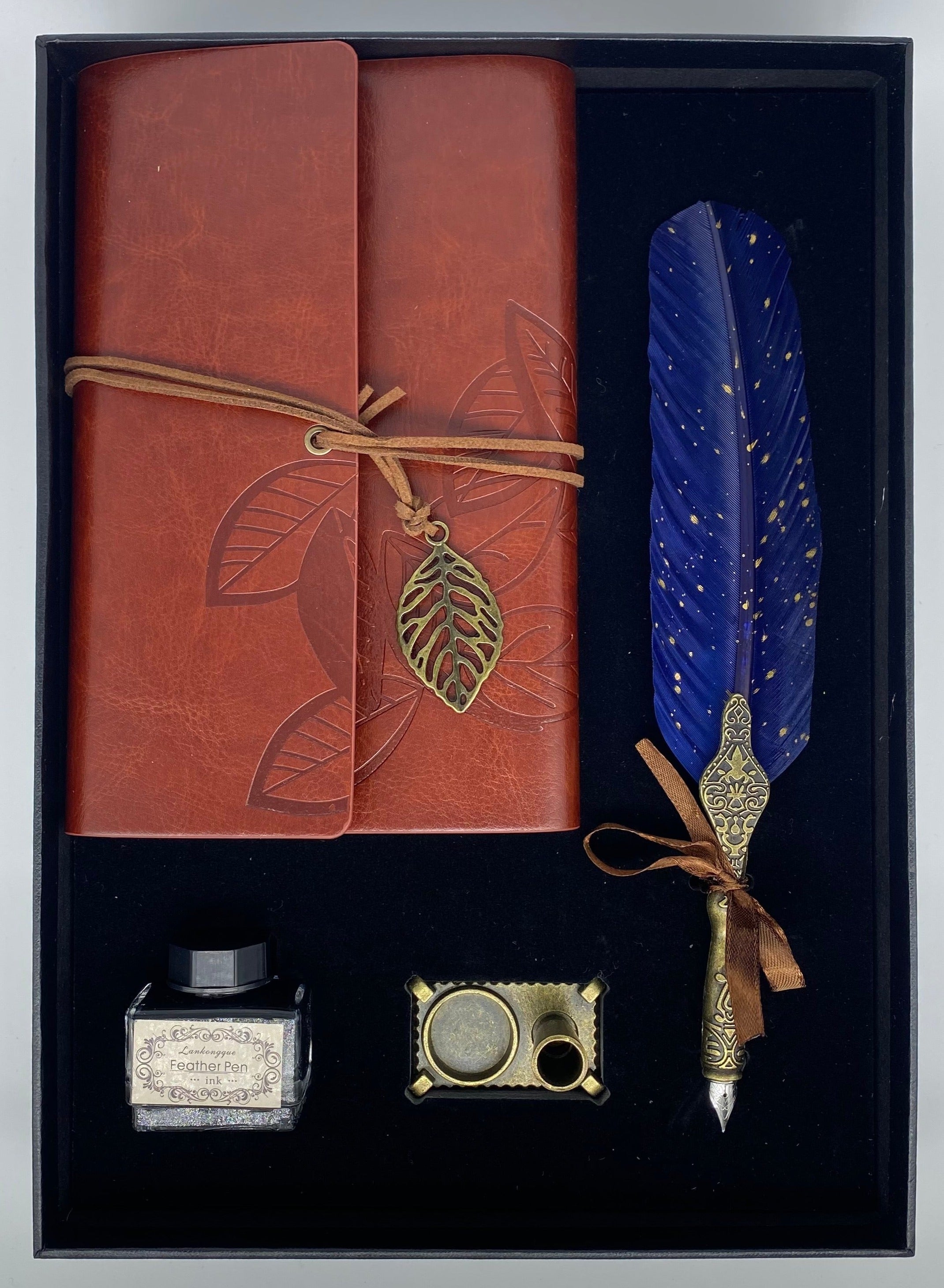 Journal & Quill Set - Blue