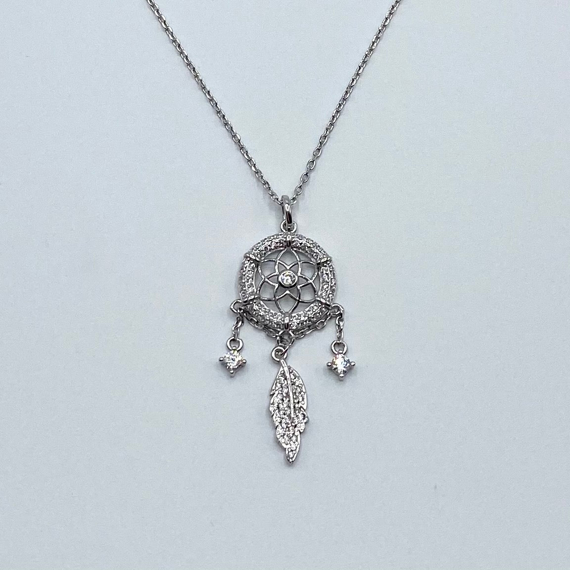 Sterling Silver Dreamcatcher Necklace