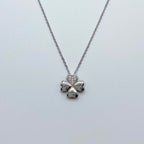 Sterling Silver Four Leaf Clover Pendant Necklace