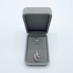 Sterling Silver Feather Pendant Necklace
