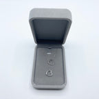 Sterling Silver Double Heart Pendant Necklace