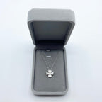 Sterling Silver Four Leaf Clover Pendant Necklace