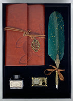 Journal & Quill Set - Green